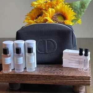 Dior set Mini Perfume and Pouch